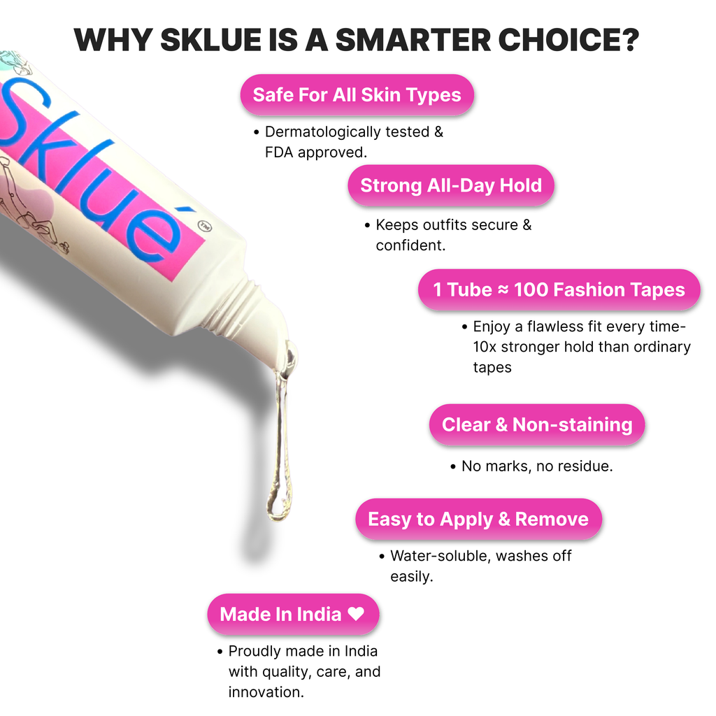 Sklue Body Glue, Clinically Tested For All Skin Type